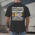 Special Educational Assistant And Sped Teacher Men's Back Print T-Shirt, gift for family, gift for coworker Special Educational Assistant And Sped Teacher Men's Back Print T-Shirt, gift for family, gift for coworker