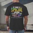 Special Teacher Daycare School Childcare Infant Teacher Men's Back Print T-Shirt, gift for family, gift for coworker Special Teacher Daycare School Childcare Infant Teacher Men's Back Print T-Shirt, gift for family, gift for coworker