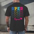 SPED Squad Proud Special Education Para Teacher Colorful Men's Back Print T-Shirt, gift for family, gift for coworker SPED Squad Proud Special Education Para Teacher Colorful Men's Back Print T-Shirt, gift for family, gift for coworker