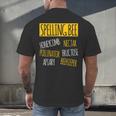Spelling Bee Halloween Pun Costume Beekeeper Teacher Men's Back Print T-Shirt, gift for family, gift for coworker