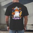 Spooky Para Crew Ghost Halloween Paraprofessional Teacher Men's Back Print T-Shirt, gift for family, gift for coworker