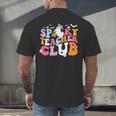 Spooky Teacher Club Halloween Men's Back Print T-Shirt, gift for family, gift for coworker Spooky Teacher Club Halloween Men's Back Print T-Shirt, gift for family, gift for coworker