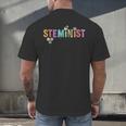 STEMINIST Technology Student STEM Teacher Women Engineering Men's Back Print T-Shirt, gift for family, gift for coworker