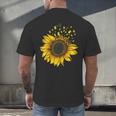 Sunflower Puzzle Pieces Autism Awareness For Mom Teacher For Women Men's Back Print T-Shirt, gift for family, gift for coworker