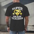 Super 2nd Grade Teacher Hero Men's Back Print T-Shirt, gift for family, gift for coworker Super 2nd Grade Teacher Hero Men's Back Print T-Shirt, gift for family, gift for coworker