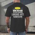 Super Language Arts Teacher Have No Fear T-Shirt Men's Back Print T-Shirt, gift for family, gift for coworker Super Language Arts Teacher Have No Fear T-Shirt Men's Back Print T-Shirt, gift for family, gift for coworker