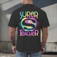 Super Teacher Back To School Apple Tie Dye First Day Men's Back Print T-Shirt, gift for family, gift for coworker Super Teacher Back To School Apple Tie Dye First Day Men's Back Print T-Shirt, gift for family, gift for coworker