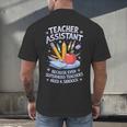 Superhero Sidekick Teaching Teach School Teacher Assistant Men's Back Print T-Shirt, gift for family, gift for coworker Superhero Sidekick Teaching Teach School Teacher Assistant Men's Back Print T-Shirt, gift for family, gift for coworker