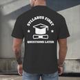 SYLLABUS PROFESSOR TEACHER Men's Back Print T-Shirt, gift for family, gift for coworker