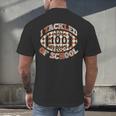 I Tackled 100 Days Of School Football Boys Girls Teachers Men's Back Print T-Shirt, gift for family, gift for coworker I Tackled 100 Days Of School Football Boys Girls Teachers Men's Back Print T-Shirt, gift for family, gift for coworker