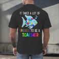 It Takes A Lot Of Sparkle To Be A Teacher Rainbow Fish For Men Women Men's Back Print T-Shirt, gift for family, gift for coworker It Takes A Lot Of Sparkle To Be A Teacher Rainbow Fish For Men Women Men's Back Print T-Shirt, gift for family, gift for coworker