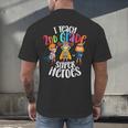 I Teach 2nd Grade Superheroes Back To School Teacher Men Women Girls Kids Men's Back Print T-Shirt, gift for family, gift for coworker