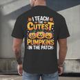 I Teach The Cutest Pumpkins Shirt Teachers Halloween Men's Back Print T-Shirt, gift for family, gift for coworker I Teach The Cutest Pumpkins Shirt Teachers Halloween Men's Back Print T-Shirt, gift for family, gift for coworker