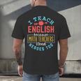 I Teach English Because Math Teachers Need Heroes Too Men's Back Print T-Shirt, gift for family, gift for coworker I Teach English Because Math Teachers Need Heroes Too Men's Back Print T-Shirt, gift for family, gift for coworker