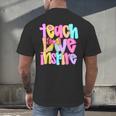 Teach Love Inspire Preppy Back To School Teacher Women Men's Back Print T-Shirt, gift for family, gift for coworker Teach Love Inspire Preppy Back To School Teacher Women Men's Back Print T-Shirt, gift for family, gift for coworker