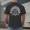 Teach Love Inspire Teacher Men's Back Print T-Shirt, gift for family, gift for coworker Teach Love Inspire Teacher Men's Back Print T-Shirt, gift for family, gift for coworker