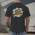 I Teach Superheroes Retro Comic Super Teacher Graphic Men's Back Print T-Shirt, gift for family, gift for coworker I Teach Superheroes Retro Comic Super Teacher Graphic Men's Back Print T-Shirt, gift for family, gift for coworker