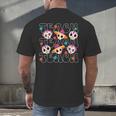 Teach Teacher Dia De Los Muertos Day Of The Dead Sugar Skull Men's Back Print T-Shirt, gift for family, gift for coworker Teach Teacher Dia De Los Muertos Day Of The Dead Sugar Skull Men's Back Print T-Shirt, gift for family, gift for coworker
