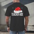 Teacher Aide Christmas Women Family Matching Group Xmas Men's Back Print T-Shirt, gift for family, gift for coworker