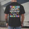 Teacher Besties Matching Teacher Besties Men's Back Print T-Shirt, gift for family, gift for coworker