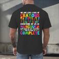 Teacher We Are Like A Box Of Crayons Back To School Men's Back Print T-Shirt, gift for family, gift for coworker Teacher We Are Like A Box Of Crayons Back To School Men's Back Print T-Shirt, gift for family, gift for coworker