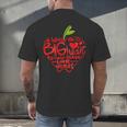 Teacher Day T Shirt Appreciation Day Apple Teach Learn Men's Back Print T-Shirt, gift for family, gift for coworker Teacher Day T Shirt Appreciation Day Apple Teach Learn Men's Back Print T-Shirt, gift for family, gift for coworker