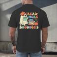 Teacher Halloween Cute Booooks Ghost Read More Books Men's Back Print T-Shirt, gift for family, gift for coworker Teacher Halloween Cute Booooks Ghost Read More Books Men's Back Print T-Shirt, gift for family, gift for coworker