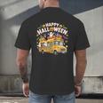 Teacher Halloween School Bus Driver Cute Ghost Witch Party Men's Back Print T-Shirt, gift for family, gift for coworker Teacher Halloween School Bus Driver Cute Ghost Witch Party Men's Back Print T-Shirt, gift for family, gift for coworker