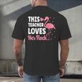 This Teacher Loves Her Flock Teaching Flamingo Girl Men's Back Print T-Shirt, gift for family, gift for coworker This Teacher Loves Her Flock Teaching Flamingo Girl Men's Back Print T-Shirt, gift for family, gift for coworker