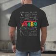 Teacher Math 67 Meme Square Root 4489 Slang Six Seven Men's Back Print T-Shirt, gift for family, gift for coworker