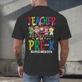 Teacher Of Pre K Superheroes Teacher New School Year Men Women Men's Back Print T-Shirt, gift for family, gift for coworker