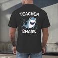 Teacher Shark Teaching Back To School Kindergarten Men's Back Print T-Shirt, gift for family, gift for coworker Teacher Shark Teaching Back To School Kindergarten Men's Back Print T-Shirt, gift for family, gift for coworker