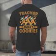 Teacher Of Smart Cookies Gingerbread Christmas Teacher Men's Back Print T-Shirt, gift for family, gift for coworker