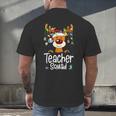 Teacher Squad Red Plaid Rudolph Reindeer Christmas Men's Back Print T-Shirt, gift for family, gift for coworker Teacher Squad Red Plaid Rudolph Reindeer Christmas Men's Back Print T-Shirt, gift for family, gift for coworker