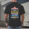 Teacher Tiny Human Tamer This My Circus These Are My Monkeys Men's Back Print T-Shirt, gift for family, gift for coworker