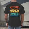 Teacher Voice Teacherlife Primary School Teacher Men's Back Print T-Shirt, gift for family, gift for coworker