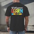 Teacher Y'All Gonna Learn Today First Day Of School Men's Back Print T-Shirt, gift for family, gift for coworker Teacher Y'All Gonna Learn Today First Day Of School Men's Back Print T-Shirt, gift for family, gift for coworker