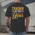 Teacher Of The Year Men Women Teachers Men's Back Print T-Shirt, gift for family, gift for coworker