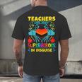 Teachers Are Superheroes – Fun Appreciation Men's Back Print T-Shirt, gift for family, gift for coworker Teachers Are Superheroes – Fun Appreciation Men's Back Print T-Shirt, gift for family, gift for coworker