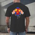 Teachers Are Superheroes 4th Grade Super Teacher Staff Men Women Men's Back Print T-Shirt, gift for family, gift for coworker