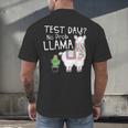 Teachers Testing Day Test Day No Prob Llama Teacher Men's Back Print T-Shirt, gift for family, gift for coworker Teachers Testing Day Test Day No Prob Llama Teacher Men's Back Print T-Shirt, gift for family, gift for coworker