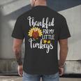 Teachers Thanksgiving Thankful For My Little Turkeys Men's Back Print T-Shirt, gift for family, gift for coworker Teachers Thanksgiving Thankful For My Little Turkeys Men's Back Print T-Shirt, gift for family, gift for coworker