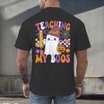 Teaching My Boos Ghost Teacher Cute Pencil Halloween Teacher Men's Back Print T-Shirt, gift for family, gift for coworker Teaching My Boos Ghost Teacher Cute Pencil Halloween Teacher Men's Back Print T-Shirt, gift for family, gift for coworker