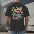 Teaching Is My Jam Groovy Retro Teacher Back To School Men's Back Print T-Shirt, gift for family, gift for coworker Teaching Is My Jam Groovy Retro Teacher Back To School Men's Back Print T-Shirt, gift for family, gift for coworker