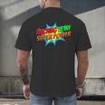 Teaching Is My Superpower Comic Back To School Teacher Men's Back Print T-Shirt, gift for family, gift for coworker Teaching Is My Superpower Comic Back To School Teacher Men's Back Print T-Shirt, gift for family, gift for coworker