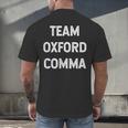 Team Oxford Comma English Majors And Teachers For Men Women Girls Kids Men's Back Print T-Shirt, gift for family, gift for coworker