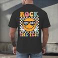 Test Day Rock The Test Teacher Testing Day You Got This Men's Back Print T-Shirt, gift for family, gift for coworker