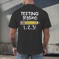 Testing Testing 123 Cute Test Day School Teacher Exam For Men Women Girls Kids Men's Back Print T-Shirt, gift for family, gift for coworker Testing Testing 123 Cute Test Day School Teacher Exam For Men Women Girls Kids Men's Back Print T-Shirt, gift for family, gift for coworker