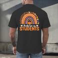 Thankful For My Students Teacher Thanksgiving School Fall Men's Back Print T-Shirt, gift for family, gift for coworker