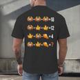 Thanksgiving Order Of Operations Quiz Math Teacher Life Men's Back Print T-Shirt, gift for family, gift for coworker